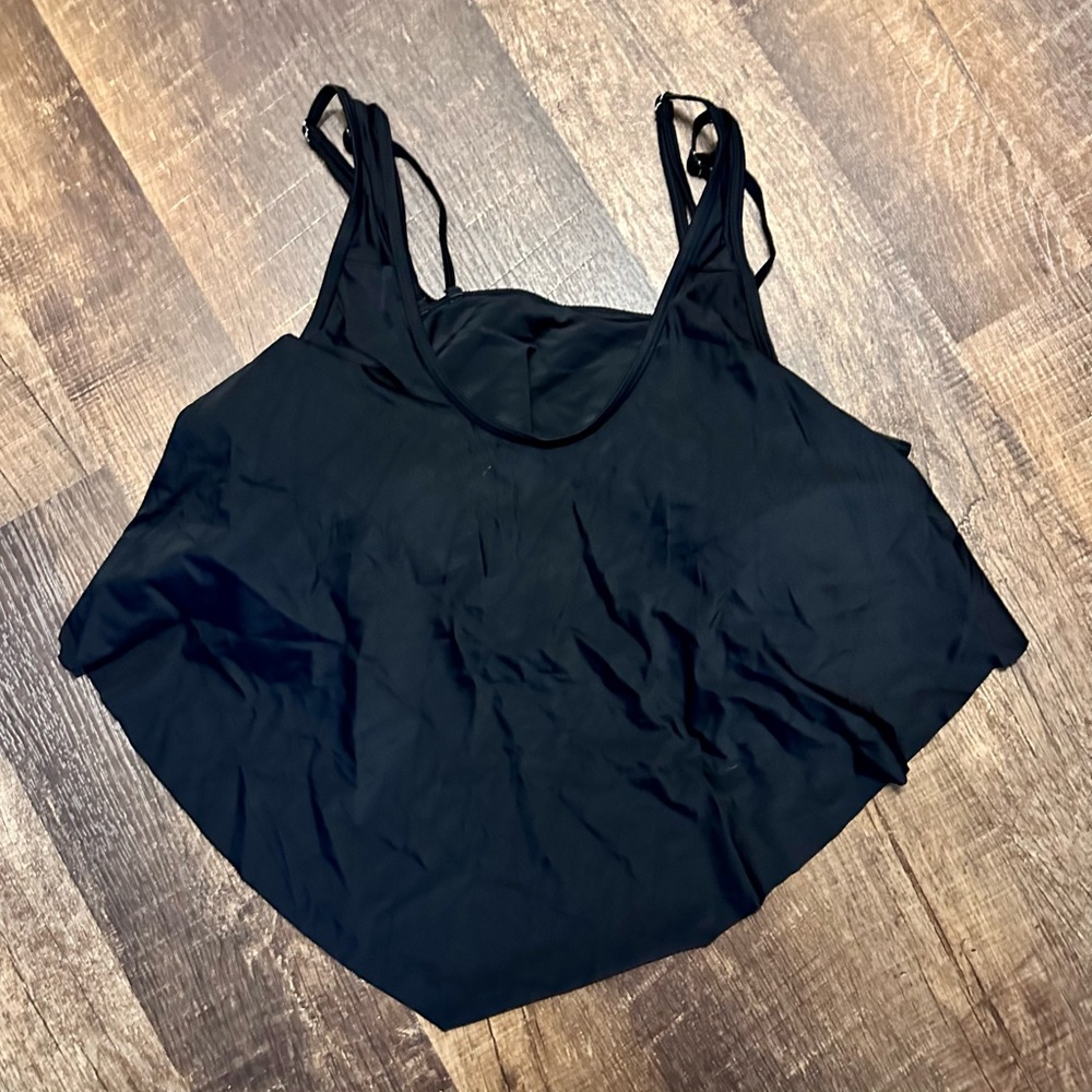 I2Crazy women's Tankini swim top - size XXL - NWOT - black